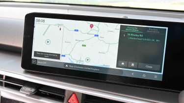 Kia Sorento - sat-nav screen
