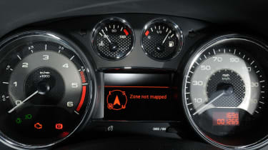 Peugeot RCZ dials