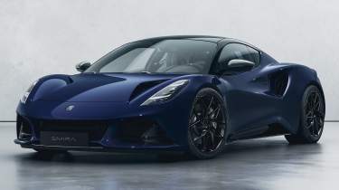 Lotus Emira Turbo SE - purple front 3/4