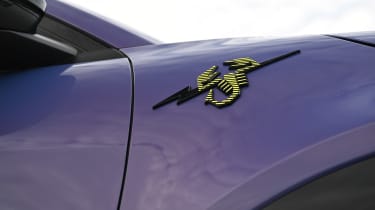 Abarth 600e Scorpionissima - scorpion badge