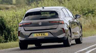 Vauxhall Astra - rear cornering