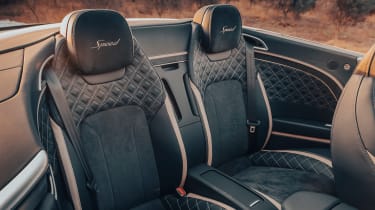Bentley Continental GT Speed Convertible - rear seats