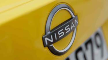 Nissan Juke - rear tailgate badge detail