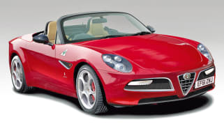 New Alfa Romeo Spider front three-quarters