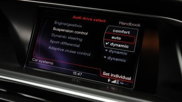 Audi RS4 Avant display