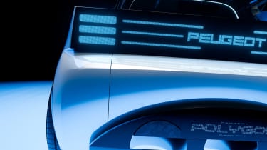 Peugeot Polygon concept - rear light