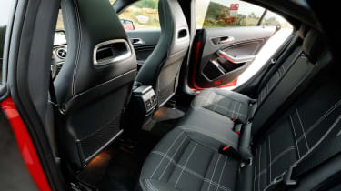 Mercedes CLA rear seats