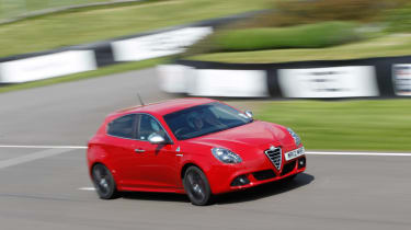 Alfa Romeo Giulietta Cloverleaf in action