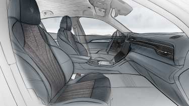 Maserati Grecale Giorgetti edition - interior design sketch