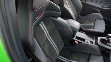 Ford Focus ST Track Pack - seat detail