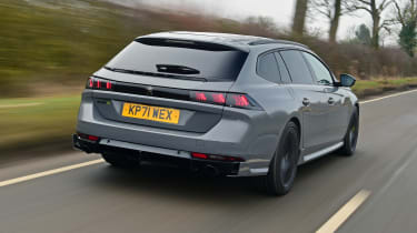 Peugeot 508 SW PSE long term test second report - rear tracking