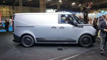 Renault Trafic on display at Commercial Vehicle Show - side