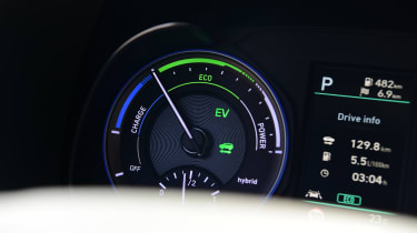 Hyundai Kona Hybrid - dials