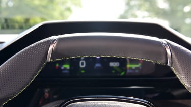 Peugeot 408 GT - top of steering wheel