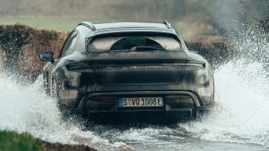 Porsche Taycan Cross Turismo prototype - rear off-road