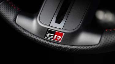 Toyota RAV4 GR Sport PHEV - steering wheel badge