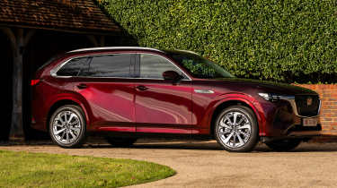Mazda CX-80 - red front angled