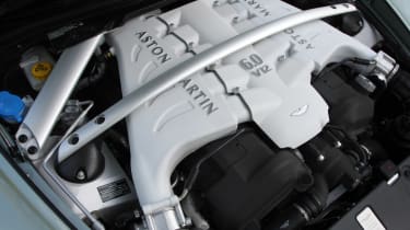 Aston Martin V12 Vantage coupe engine