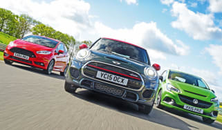 MINI JCW vs Vauxhall Corsa VXR & Ford Fiesta ST