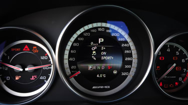 Mercedes E63 AMG dials