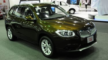 Brilliance&#039;s V5 bears a strong resemblance to the BMW X1 – even down to the colour