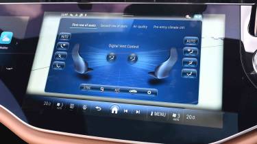 Mercedes E-Class Estate - seat heating and ventilation controls