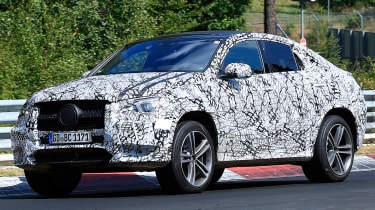 Mercedes GLE Coupe spied