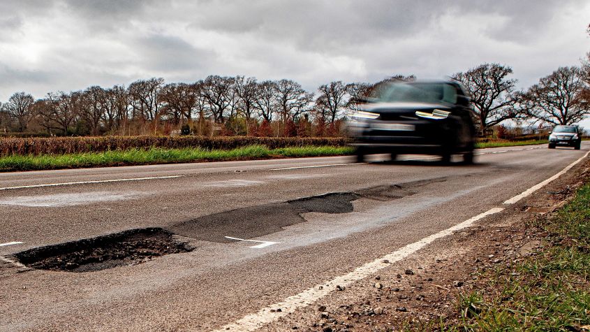 image of "Pothole compensation claims double, but councils refuse to pay out"