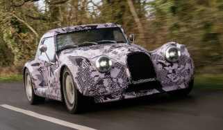 Morgan&#039;s new flagship car undergoing testing - front 