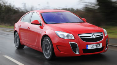 Vauxhall Insignia VXR SuperSport front tracking