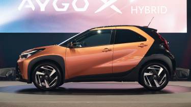 Toyota Aygo X - studio side