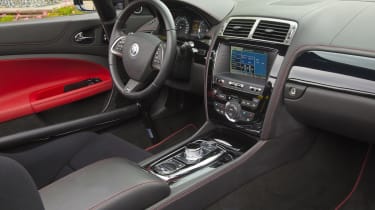Jaguar XKR-S Convertible front seats