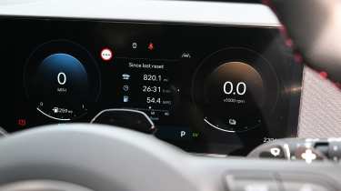Hyundai Kona Hybrid - driver's display