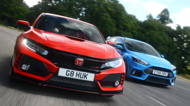 Honda Civic Type R Vs Ford Focus Rs Auto Express
