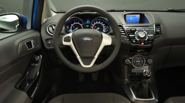 Ford Fiesta facelift front interior