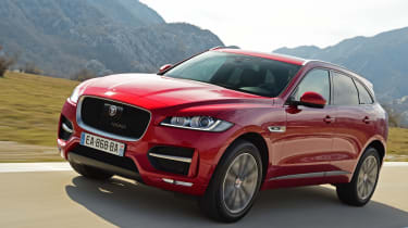 Jaguar F-Pace first drive - front tracking
