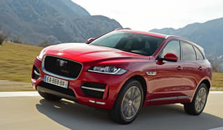 Jaguar F-Pace first drive - front tracking