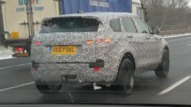 Range Rover Evoque hybrid - spyshot