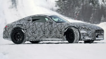 New 2023 Mercedes-AMG GT 63 - winter testing side