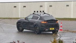 Porsche Macan EV - spied