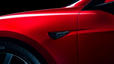 Tesla Model 3 facelift - side detail