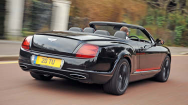 Bentley GTC Supersports rear tracking