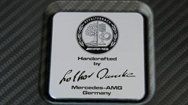 Mercedes CLA 45 AMG plaque