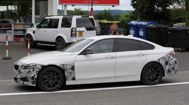 BMW 4 Series Gran Coupe - spy shots side tracking