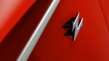 Aston Martin V12 Zagato coupe badge