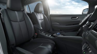 New Nissan Leaf - front seats