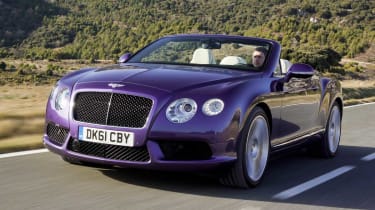 Bentley Continental GTC V8 front tracking