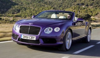 Bentley Continental GTC V8 front tracking