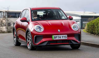 Ora 03 GT - front cornering, left