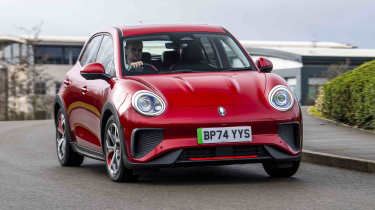 Ora 03 GT - front cornering, left